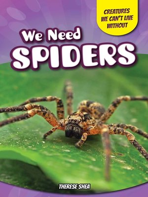 cover image of We Need Spiders